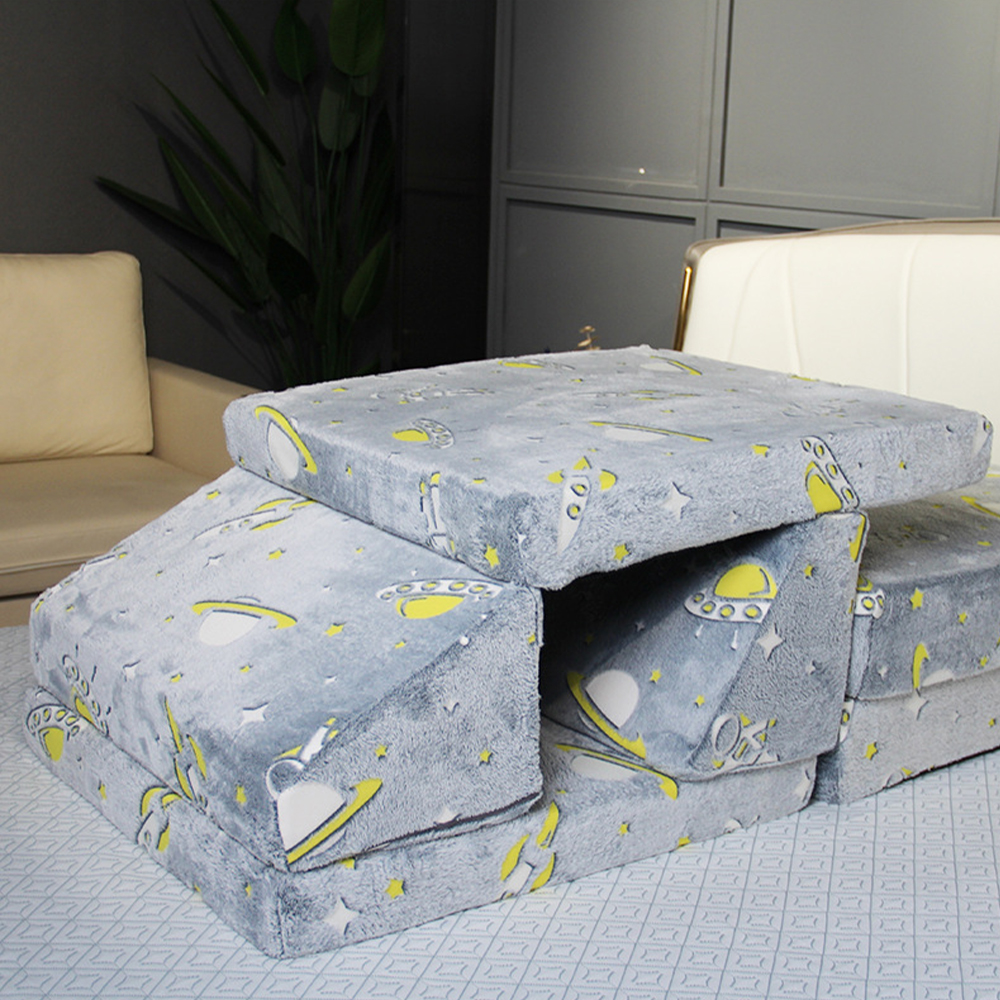 Fluorescencyjna wielofunkcyjna sofa dla dzieci