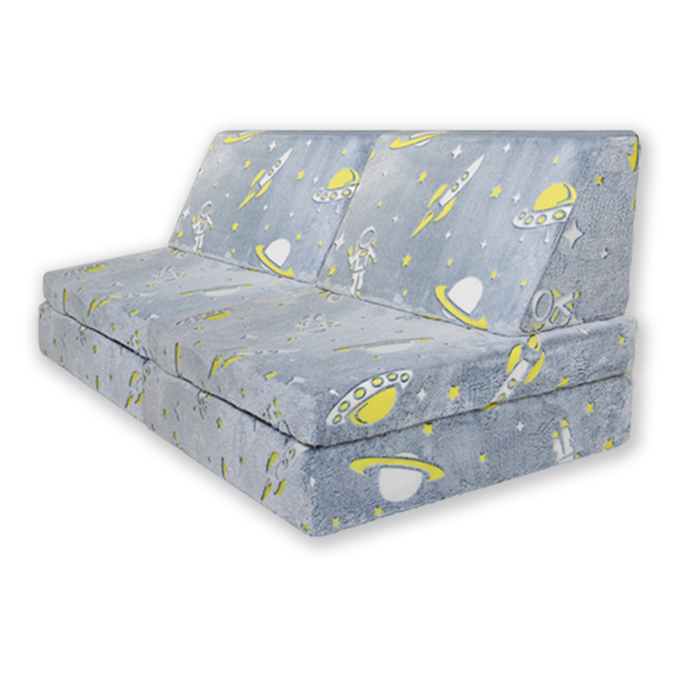 Fluorescencyjna wielofunkcyjna sofa dla dzieci