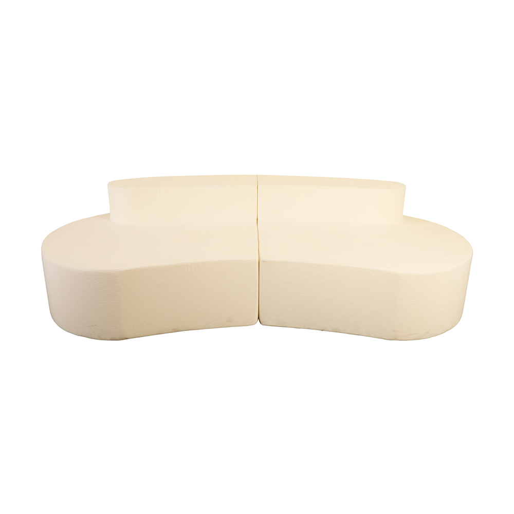 Patchworkowa podwójna sofa