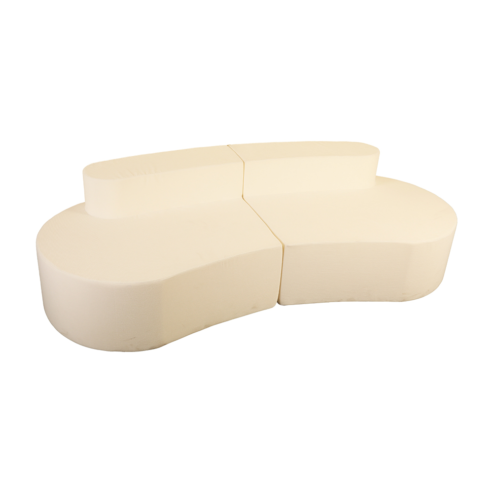 Patchworkowa podwójna sofa